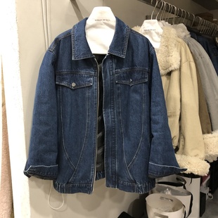 90白鸭绒牛仔羽绒服女2025冬季新款韩版宽松休闲老钱风外套MG979