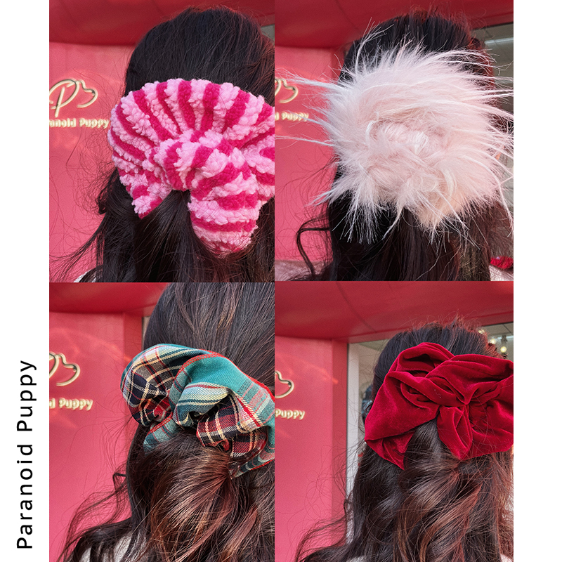 ParanoidPuppy四色发饰大肠发圈