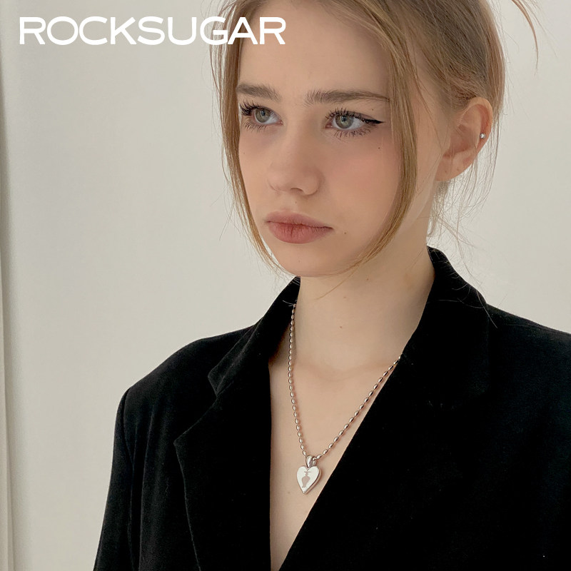 S925纯银珍珠新中式花瓶爱心项链