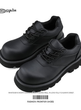 韩桥日记[重生系列]cleanfit通勤厚底运动德比鞋男休闲大头皮鞋