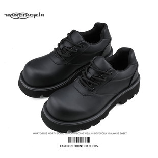 韩桥日记[重生系列]cleanfit通勤厚底运动德比鞋男休闲大头皮鞋