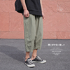 @ Korea Bridge ~19 summer new pattern Versatile man fashion comfortable Cotton and hemp Pant child Easy leisure time shorts