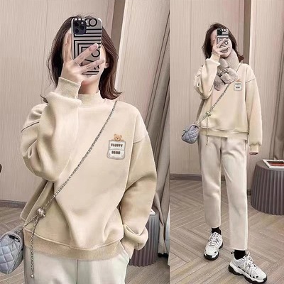 送运费险百分百不起球半高领卫衣