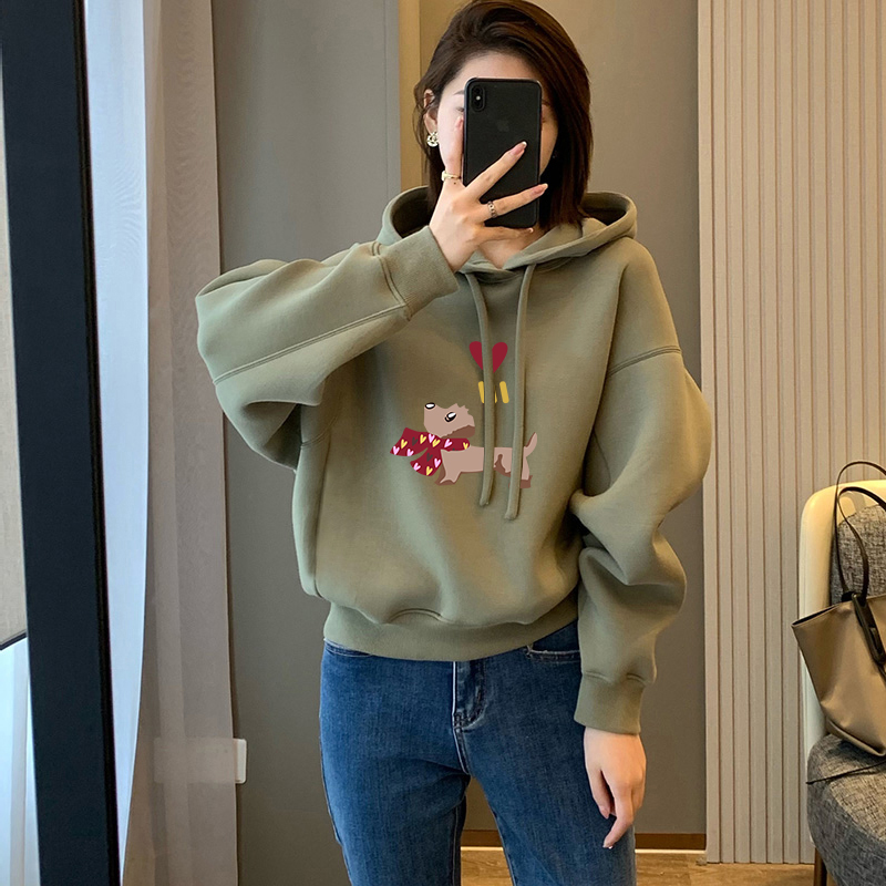 送运费险高品质不起球连帽卫衣女