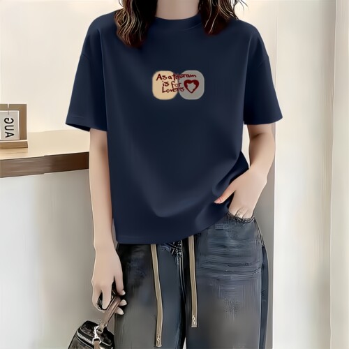 送运险高品质精梳棉纯棉短袖t恤