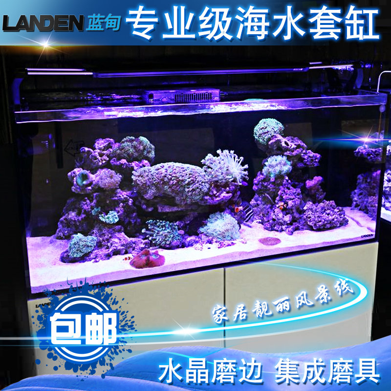 蓝甸底滤海缸海水鱼缸珊瑚缸