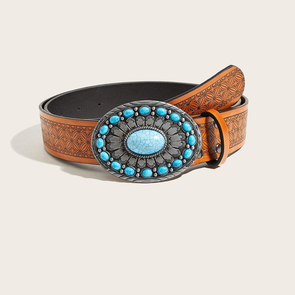 BradyMelivette美式复古重工松石女士皮带百搭欧式风格腰带时尚,服饰配件/皮带/帽子/围巾,腰带/皮带/腰链,淘宝优惠券,粉丝福利购,淘宝优惠卷