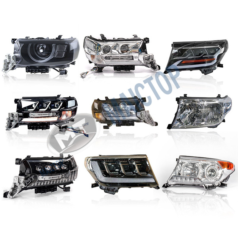 LC200大灯合集适用于兰德酷路泽大灯LC200改装LED原装前照灯