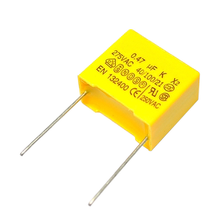 【Risym】安规电容 X2 275V 0.47uF 470nF 474K 脚距22mm电容器