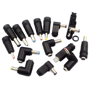 dc直流电源转换插头转换头5.5/2.1母转公充电器笔记本电脑转接头