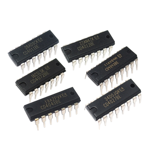 CD4011BE 40系列单片机芯片CD4007/27/43/72 集成电路 IC芯片CMOS