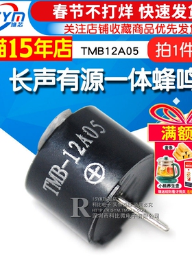 Risym长声有源一体蜂鸣器 TMB12A05 5V 长声发声蜂鸣器 SOT塑