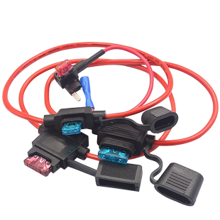 保险管插座车用中号小号防水保险丝盒 高品质汽车改装保险片带线