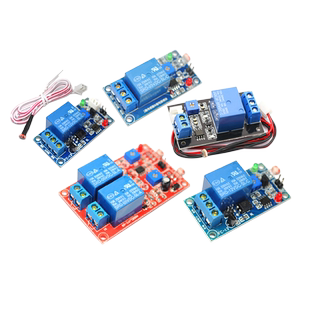 光敏电阻模块亮度自动控制DC5V 12V光控继电器光线开关传感器感应