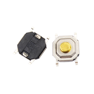 Risym 4*4*1.7mm轻触开关微动按钮开关4x4x1.7贴片四脚 防水铜头