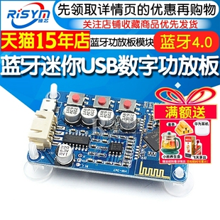 蓝牙功放板模块迷你USB数字功放小音箱喇叭diy数字功放板制作音箱