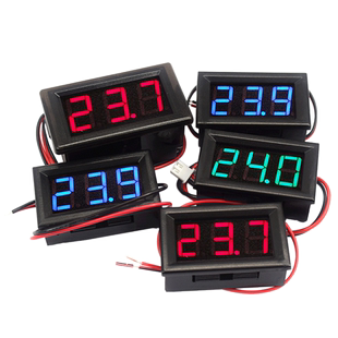 两二线电压表DC4.5V-120V直流数显表数字电压表头指示显示数码管