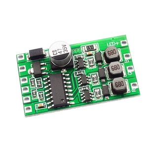 三通道RGB全彩LED恒压驱动电源模块DMX512  300mA可调 外控驱动板