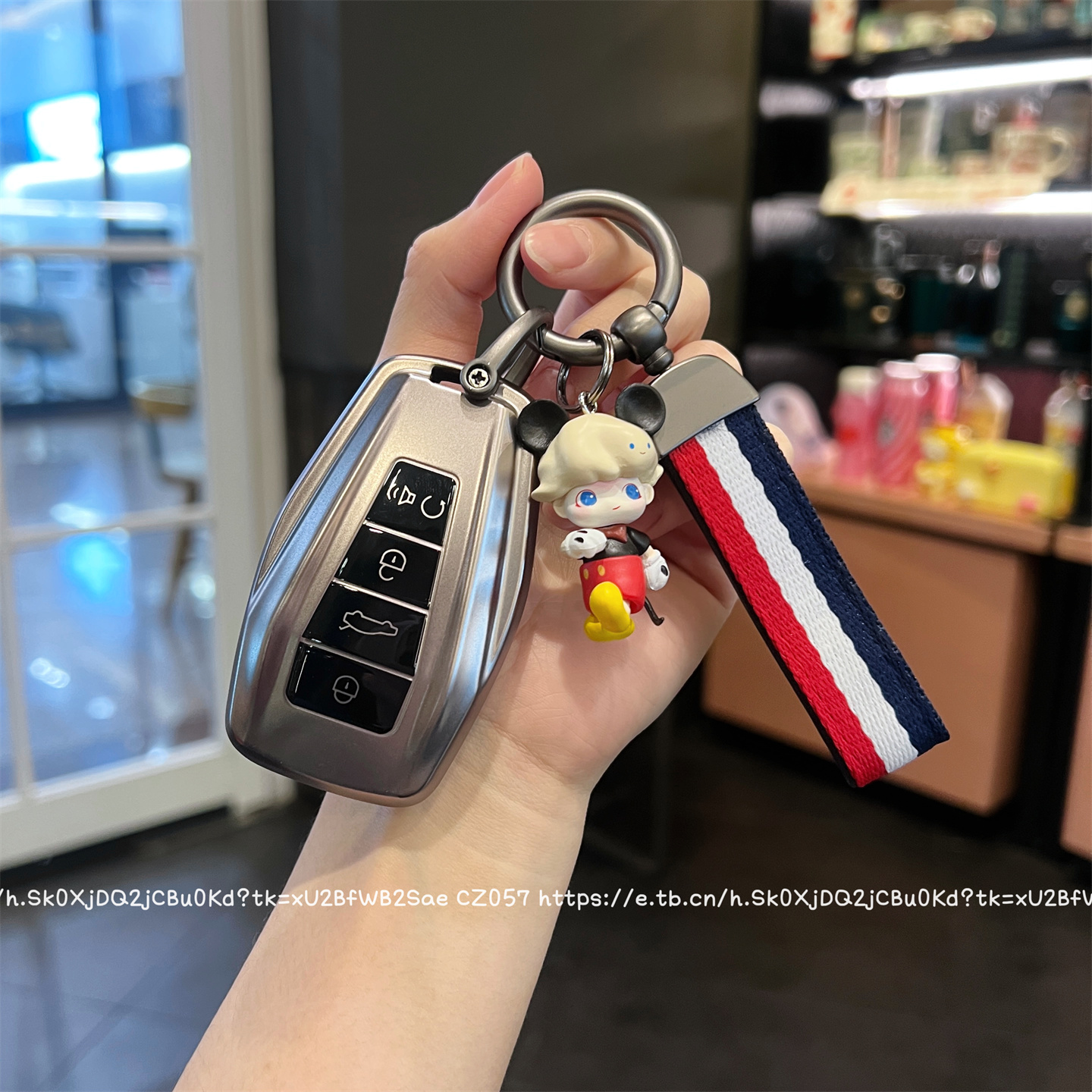 适用吉利星越L钥匙套博越L星瑞缤越icon熊猫mini帝豪壳高档男女