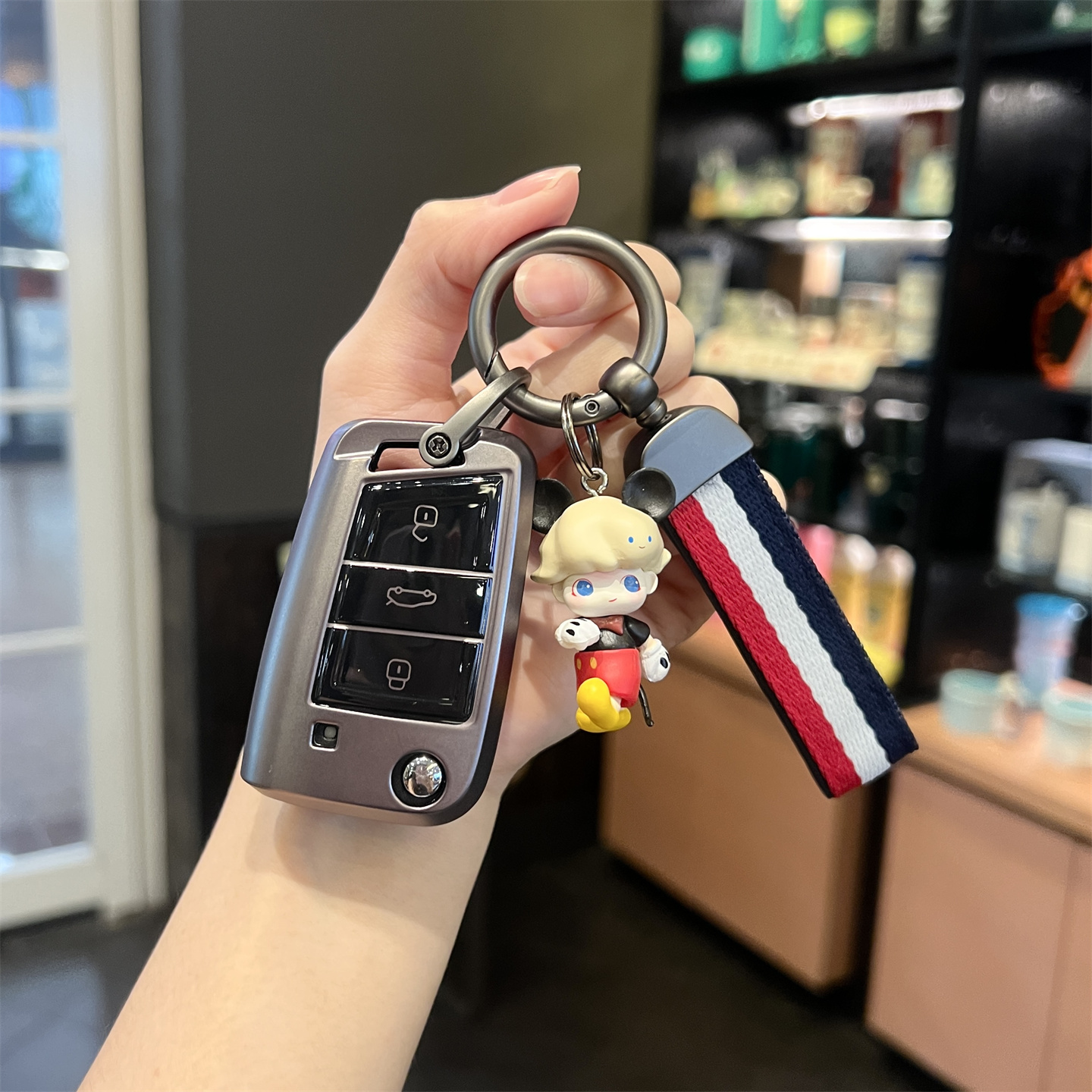 适用大众钥匙套迈腾帕萨特探歌探岳朗逸途观Lpolo壳高尔夫78男女