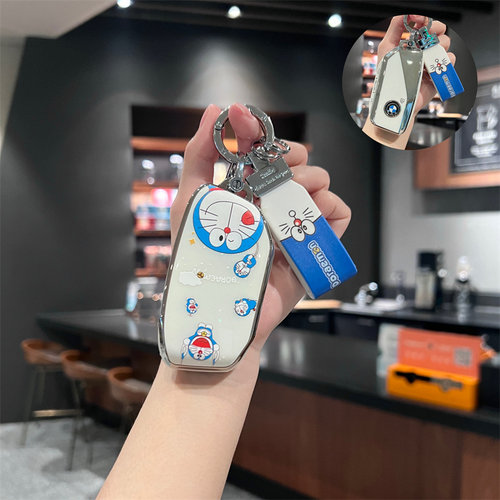 适用24款宝马X1钥匙套1系2系3系5系X3X5车320li530包扣卡通男友