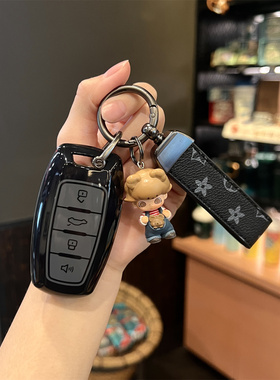 适用钥匙套猛龙哈弗h6M6PLUSh2s大狗f7神兽h9第三代国潮版高档扣