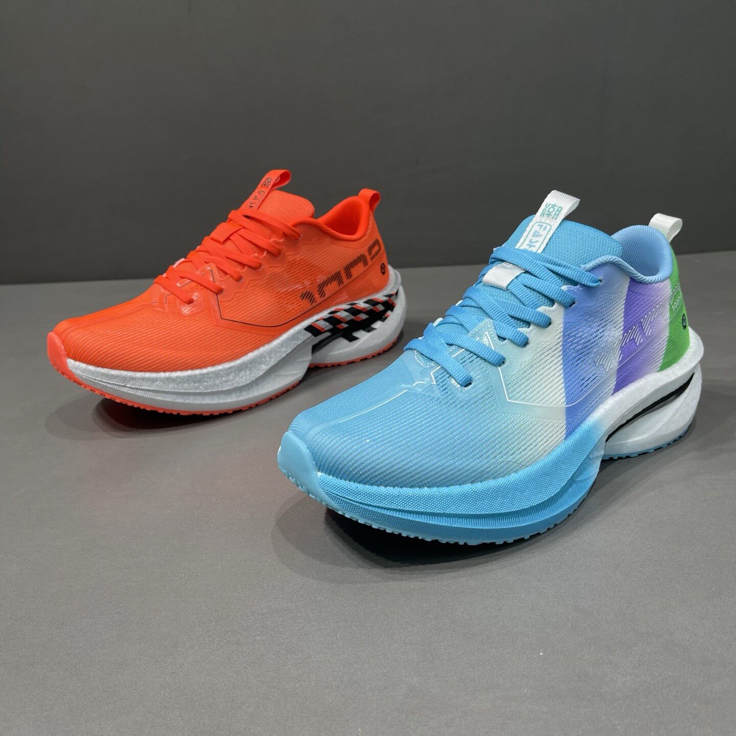 海丽男鞋夏天2026厚底增高休闲鞋舒适透气户外轻便个性飞织网面鞋