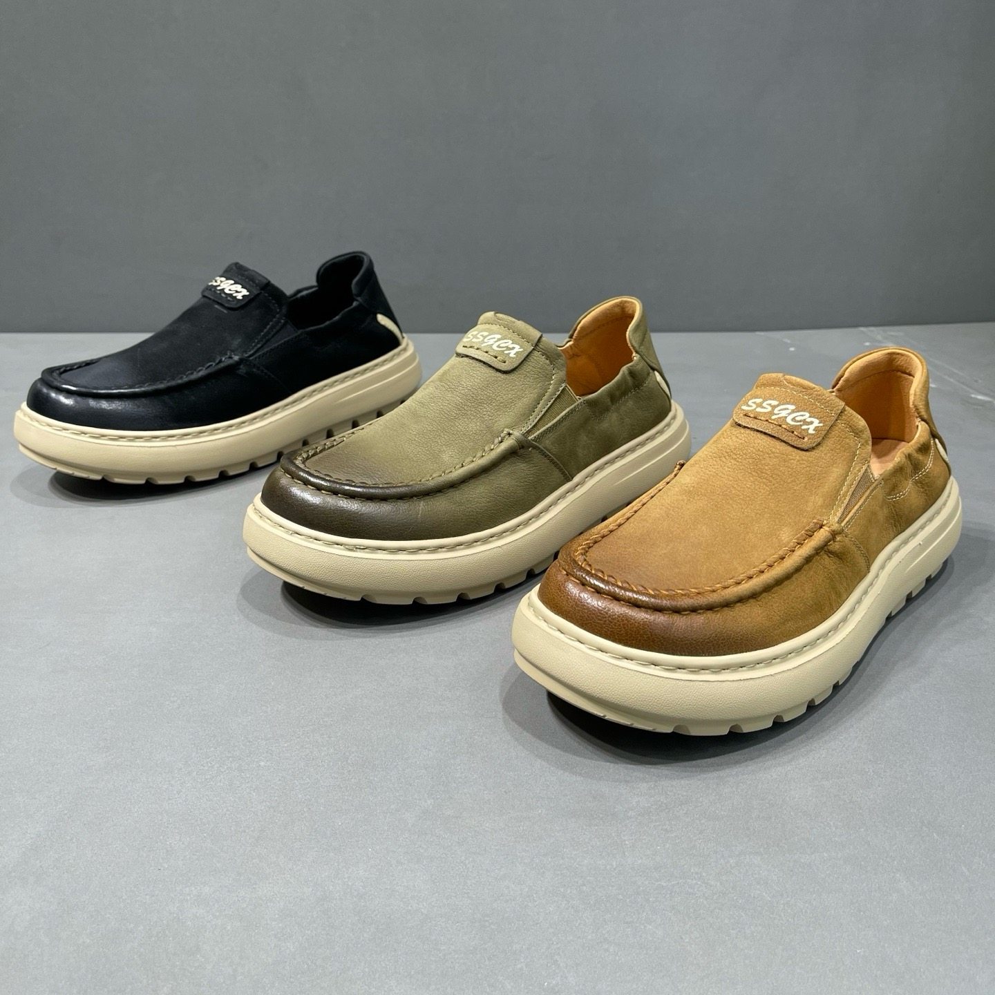 海丽男鞋秋季一脚蹬懒人鞋舒适透气轻便复古软面牛皮网红潮豆豆鞋,流行男鞋,乐福鞋（豆豆鞋）,淘宝优惠券,粉丝福利购,淘宝优惠卷