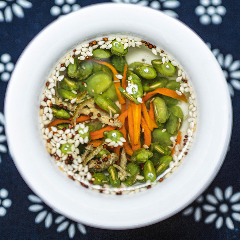 震远同湖州江南特产手工熏豆茶青豆豆咸烘毛豆新货芝麻豆子姜盐茶