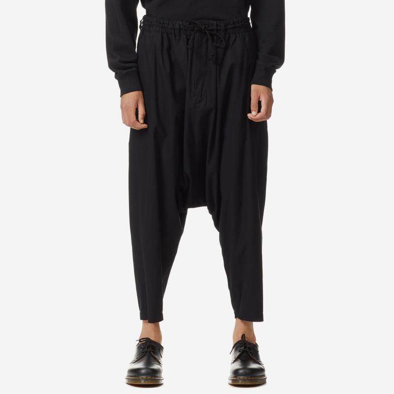 YOJI OOAK pure cotton Pencil Pants Drawstring Elastic waist Basics Knickers black Nine points YOHJI Men's trousersin the Men's clothing, Casual pants  category - from Buy2taobao.com to provide professional Taobao agent buy service