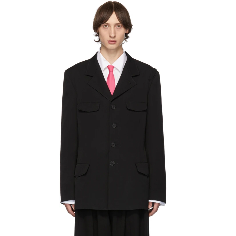 军装精纺纯羊毛干练英伦夹克