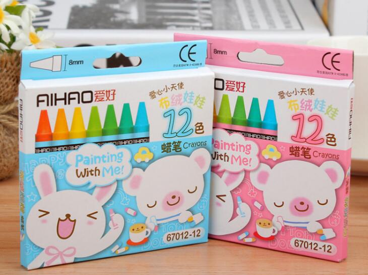Children Pastels baby 12 crayon draw kindergarten birthday gift prize pupil originality Stationeryin the Electronic Dictionary/Electronic paper book/Stationery , Painting tools/Painted wood/Calligraphy Supplies , Crayon  category - from Buy2taobao.com to provide professional Taobao agent buy service