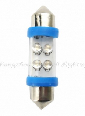 赛远电光源 双尖泡LED 10X36 蓝色塑件 b165 高质量