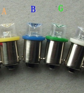赛远电光源 6V 0.25w BA9S LED指示灯 卡口灯泡 LED252 高质量