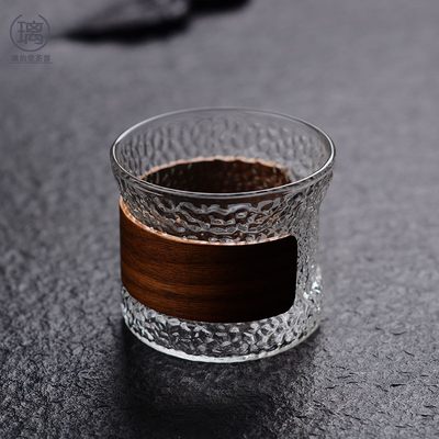 防烫隔热主人杯单杯 玻璃耐热小茶杯加厚功夫茶杯品茗杯喝茶杯子