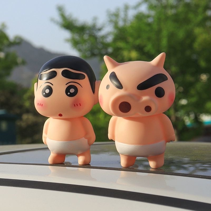 【蜡笔小新】车载摆件尾部公仔