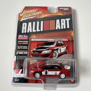 乔尼Johnny Lightning三菱 Mitsubishi Lancer Evolution 1:64 红