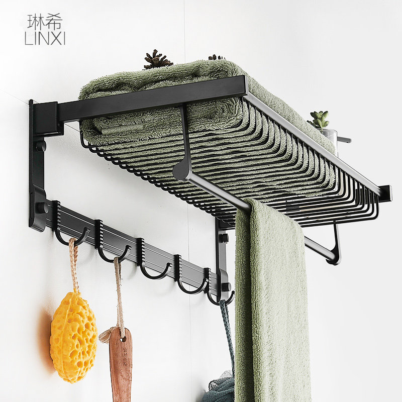 毛巾架免打孔卫生间太空铝浴巾架网篮置物架壁挂式浴室收纳架置物,家装主材,浴巾架/毛巾架,淘宝优惠券,粉丝福利购,淘宝优惠卷