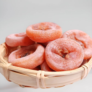 广西桂林恭城 恭城月柿饼5斤晒制大饼精选口感柔软柿蜜带霜甜脆柿