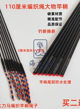 大物竿第一节大五节竿稍碳素超硬