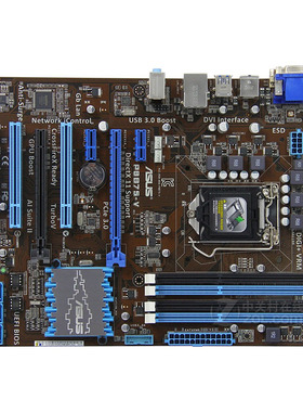 Asus/华硕 P8B75-V 1155针 ddr3全接口ATX四槽豪华大板质保一年