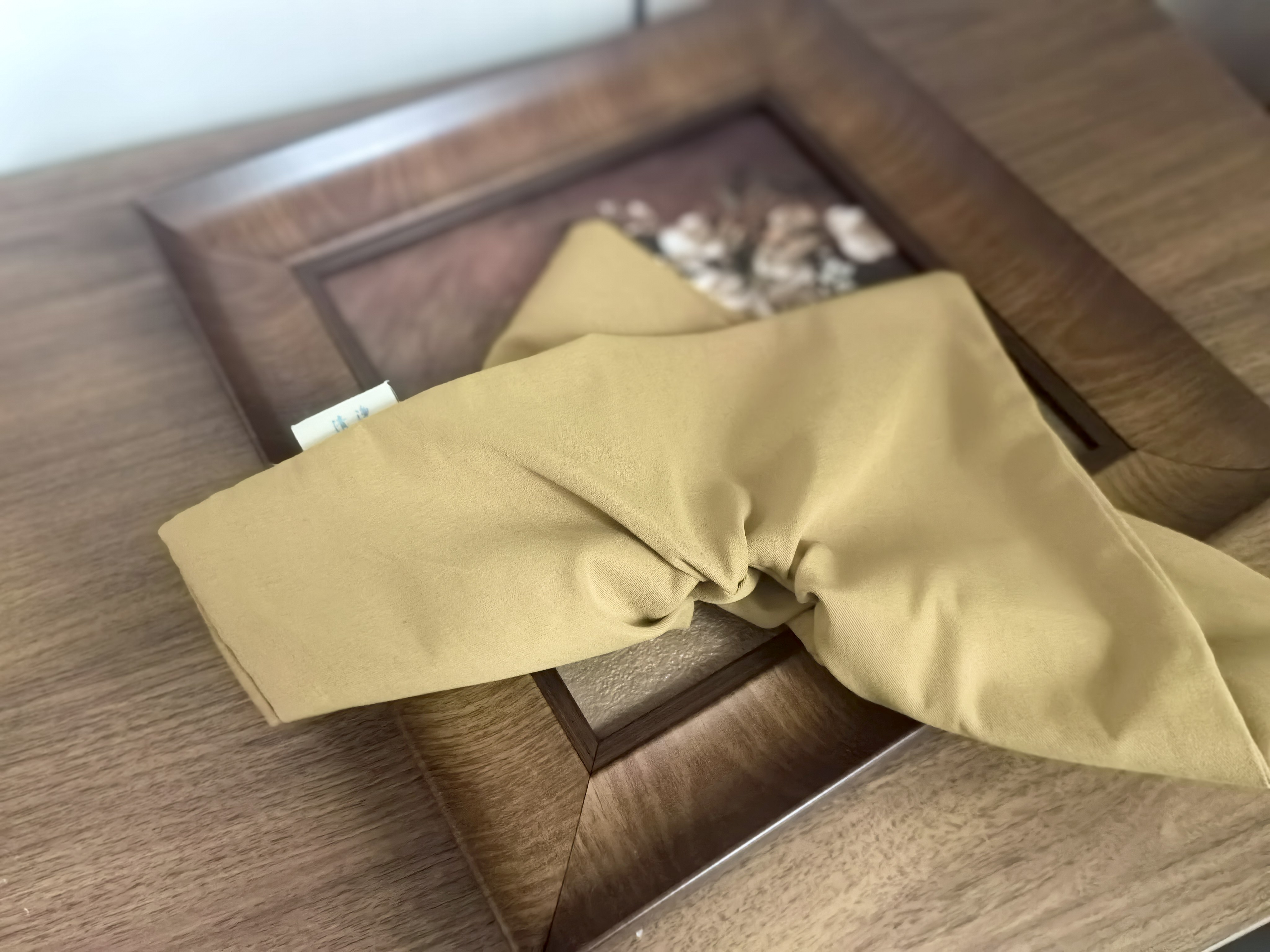 手作原创-显白百搭方巾大肠发圈 发饰 纯棉 大号 手工缝制 秋冬色