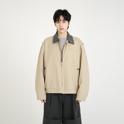 NineteenAutumn秋季新款宽松美式短款夹克外套男女同款韩系慵懒风