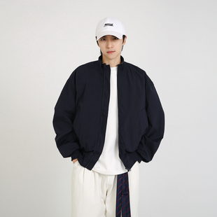 夹克宽松飞行员简约薄款 短款 外套男 廓形潮牌美式 NineteenAutumn