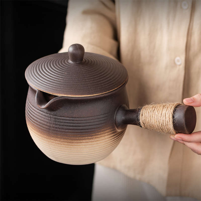 原矿老岩泥宽口罐罐壶.无需开壶