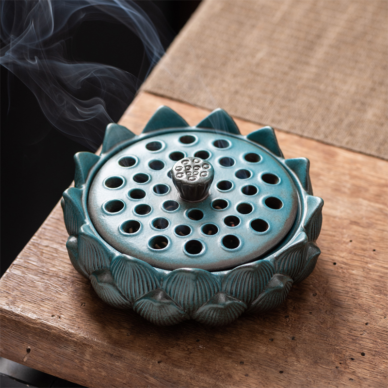 友尚创意大号莲花蚊香炉.香薰炉