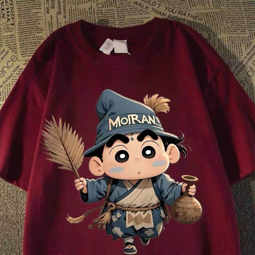 清爽2026年小学生男女童透气凉爽夏季T恤可爱济公小新图休闲百搭,童装/婴儿装/亲子装,T恤,淘宝优惠券,粉丝福利购,淘宝优惠卷