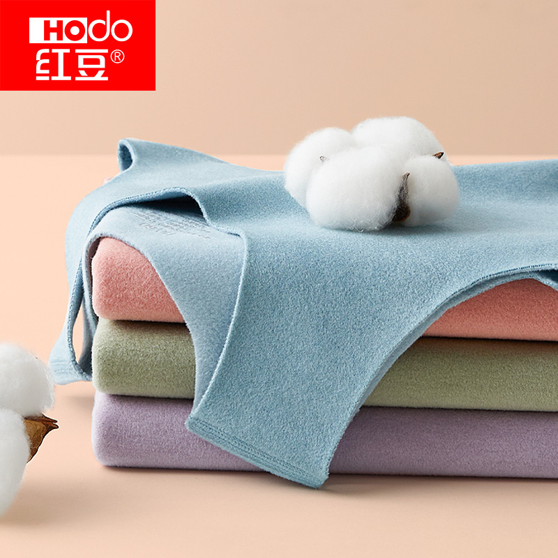 红豆儿童秋冬羊毛发热保暖背心