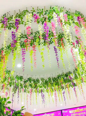 庆典4s店展厅仿真豆花空中吊饰