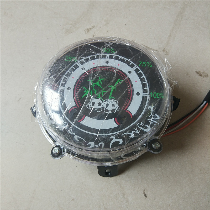 电动车仪表盘中国梦仪表总成马表盘电量显示仪表罩车头透明罩48v